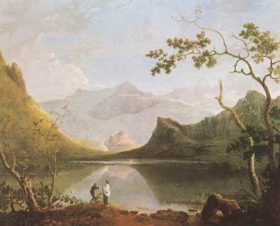 Richard  Wilson View of Snowdon from Llyn Nantlle (mk08) oil painting image